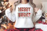 Merry Teacher Bright Students Jumper, Christmas Sweatshirt, Christmas Gift for Teacher, Christmas Hoodie - Craftellery